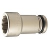TONE 6NW-38L100 Impact Long Socket (12 Square), Drive Angle 0.7