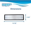 HQRP 2-Pack True HEPA Filter compatible with InvisiClean IC-6022, Invisi-Clean
