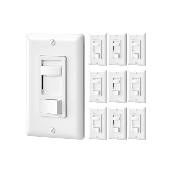 DEWENWILS Dimmer Switch for LED Lights, 3-Way Dimmer Light Switch,