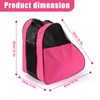 Pink Roller Skate Bag with Adjustable Shoulder Strap and Handle,