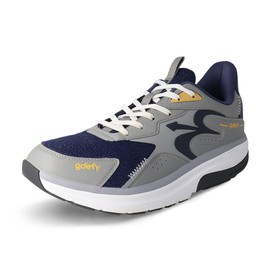 Gravity Defyer Men's G-Defy Energiya 7 M US - Hybrid VersoShock Performance Shock-Absorbing Cross-Trainer Shoes Gray,Purple