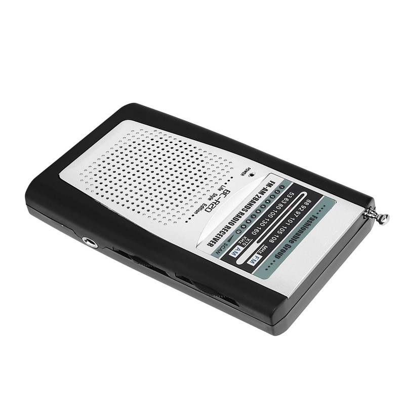 Multifunctional AM FM Portable Pocket Radio Battery Operated AM FM