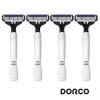Dorco 도루코면도기 도루코 페이스4 휴대용면도기 4P Dorco Face 4 Portable