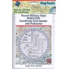 MapTools Round Military Coordinate Scale and Protractor