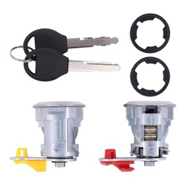 ApplianPar 2Pcs Front Left Right Door Locks with Keys for Nissan Altima 1998-2003, Frontier 1998-2004, Pathfinder 1996-2004, Xterra 2000-2004 Replace H0600-3J125