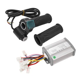 Bike Motor Controller Kit, 24 V 1000 W Bicycle Brushed Motor Controller with Twist Throttle Handle Keys Electric Bicycle Conversion Kit