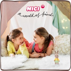 NICI NICI Kuscheltier Hase 15 cm – Plüschtier Hase für Mädchen, Jungen & Babys – Flauschiger Stofftier-Hase zum Spielen, Sammeln & Kuscheln – Gemütliches Schmusetier – Plüschhase