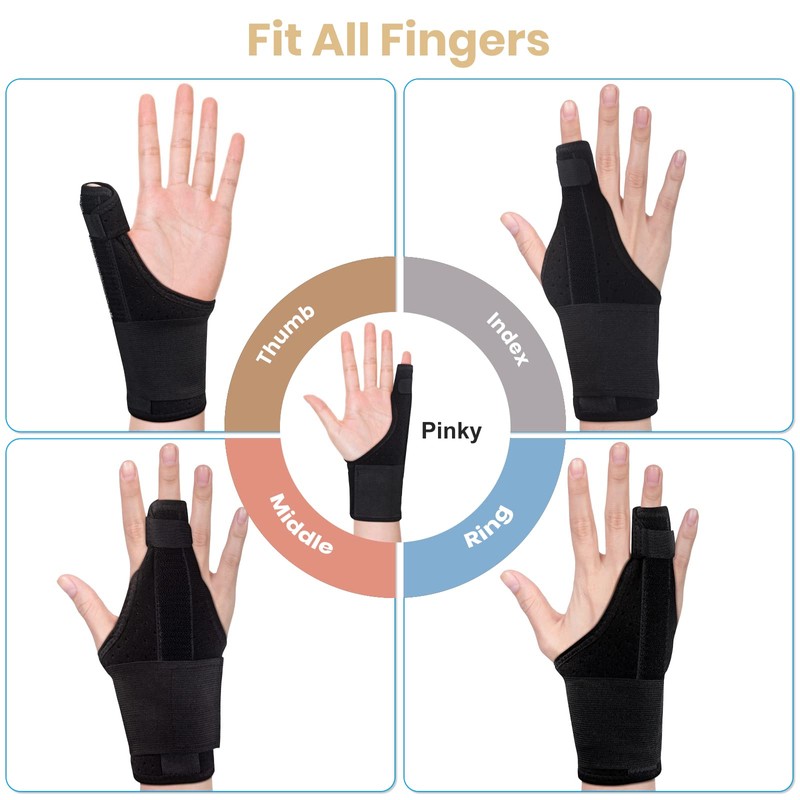 EDNYZAKRN Trigger Finger Splint, Pinky Finger Splints for Broken Fingers,