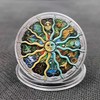 12 Constellations Challenge Coins, Constellations Good Luck Amulet