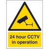 V Safety 6E001AN-R Security Notice, Cctv In Operation Sign -