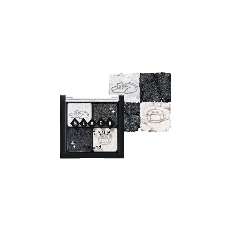 rom&nd BETTER THAN EYES Eyeshadow, B03 Glitz in Black