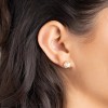 Aretes Mujer De Perlas Oro De 14k Pendientes Joyeria Regalo