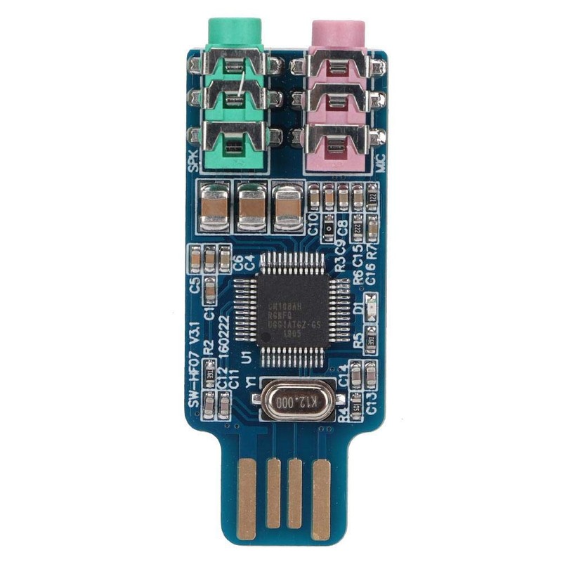 Sound Card, USB Drive Sound Card CM108 External Audio Adapter