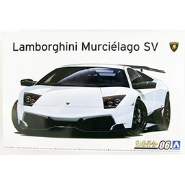 Aoshima 1/24 Scale '09 Murcielago LP670-4 SV - Plastic Model Buiding Set # 59012