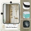20x24 Black Rectangle Bathroom Mirrors for Over Sink, Bathroom Vanity