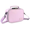 Gosstek PU Leather Smell Proof Bag with Combination Lock, Childproof