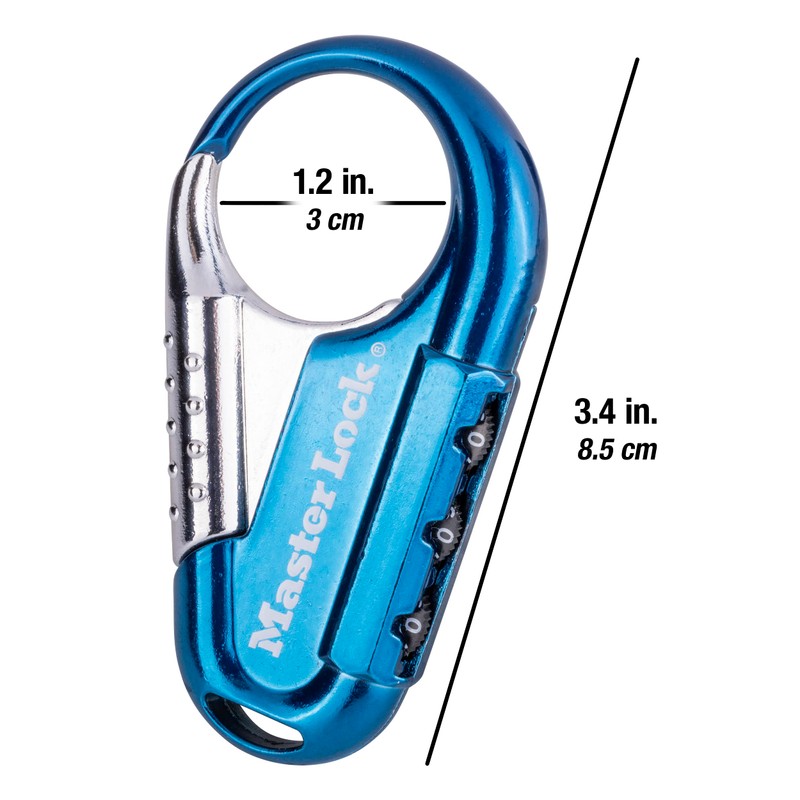 Master Lock 1548DCM Backpack Lock, Set Your Own Combination Lock,