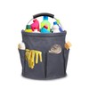 Qivine 17L Cleaning Caddy with Handle, Cleaning Supply Caddy Foldable