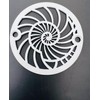 Designer Drains, Oceanus Nautilus Design, Round Shower Drain Replacement |