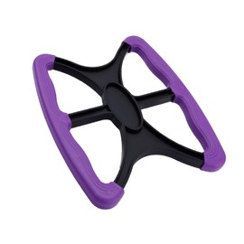 10.8" Standing Aid and Handicap Bar with Non Slip Handles Fall Assist Devices 450 Lbs Weight Capacity, Portable Mobility for Elderly Senior Patients, Disable and Caregivers (Purple)