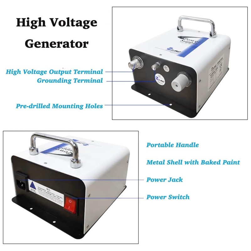Anti Static Gun, 10KV Antistatic Ion Pure Air Ionizer, WQV