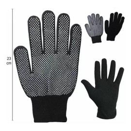 Konning 10 Pares Guantes Trabajo De Tela Con Puntos Antiderrapantes