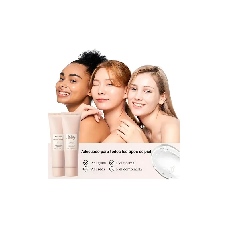 2pcs Purificante Exfoliante, Gel Exfoliante Avanzado 100ml