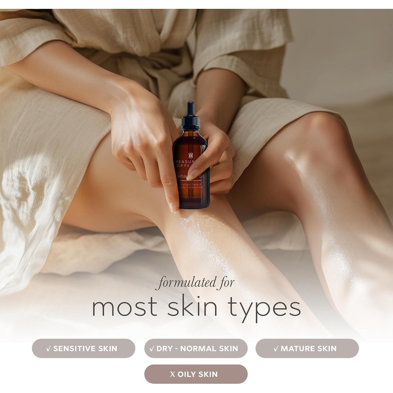 Aceite corporal y facial de Vitamina e