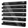 SOVQUEST Nail Polish Wall Rack 15 Inch 6 Pack Acrylic