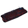 Wired 3 Color Backlit Gaming Crack Bilingual Keyboard with Multimedia