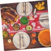 BIUDECO Heart Pattern Tablecloth Valentine's Day Table Runner Kitchen Decor