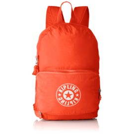 Kipling CLASSIC NIMAN FOLD School Backpack, 49 cm, 21 liters, Orange (Funky Nc)