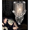 XIHOME Crystal Wall Light with Crystal Balls Drops Decorative Chrome