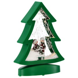 Christmas Decoration with LED Insert, Music Box, Musical Christmas Tree 19 x 7.5 x 26.8 cm