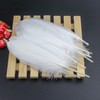 100PCS White Goose Feather 6-8inch Mixed Jewelry Making Crafts Swan