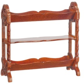 Melody Jane Dolls House Victorian Arts & Crafts Stand Book Trough JBM Miniature Study Furniture