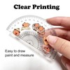 Capybara Ruler Set of 4 - Geometry Set with Straight