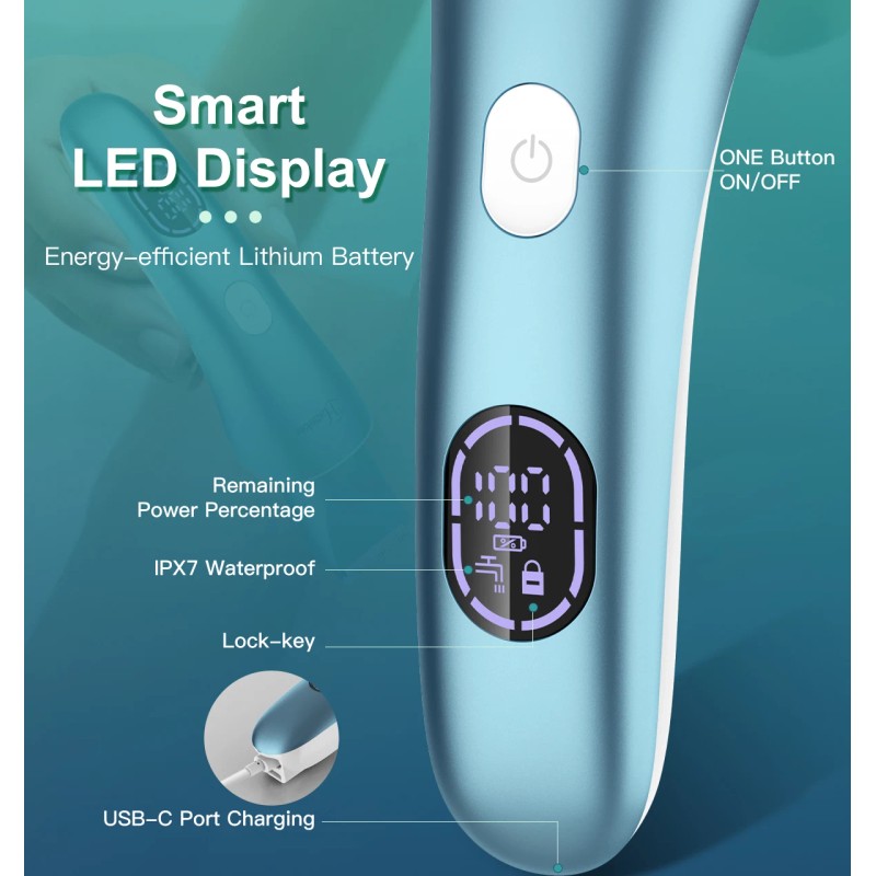 Hatteker Women's Electric Shaver Bikini Trimmer Hair Trimmer for Women