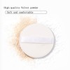 Plastic Loose Powder Compact Container with Velvet Powder puff Mirror