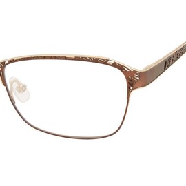 Eyeglasses Liz Claiborne 655 009Q Brown / 00 Demo Lens