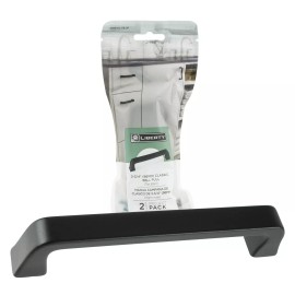 Liberty Hardware 20 Liberty Drawer Cabinet 3-3/4" Classic Bell Pull Flat Black (Total 10 Packs)