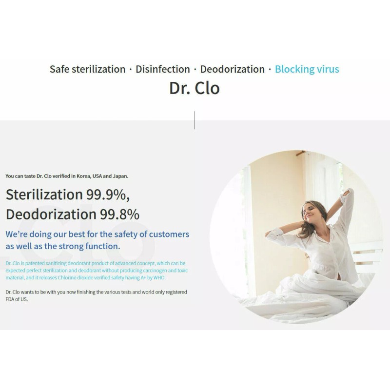 Dr. Clo Set of 9 Dr.Clo Sterilization Disinfectant Deodorant Stick