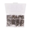 200PCS Hex Bolts Screw 304 Stainless Steel Anti Oxidation Metric