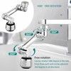 TOPINCN Extensor de Grifo Giratorio de 1080°, Aireador de Grifo