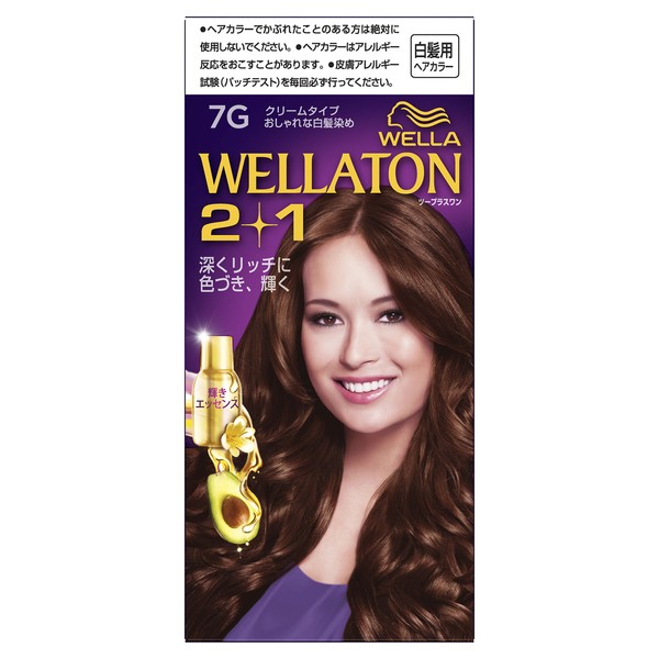 Wella Tone 2+1 Cream Type 7G [Quasi-drug] (Fashionable Gray Hair Dye)