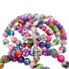 TALISMAN4U Multicolor Polymer Beads Catholic Rosary Necklace First Communion Christmas