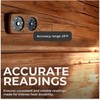 SAUNOM Premium Wooden Sauna Thermometer & Hygrometer - Large Numbers,