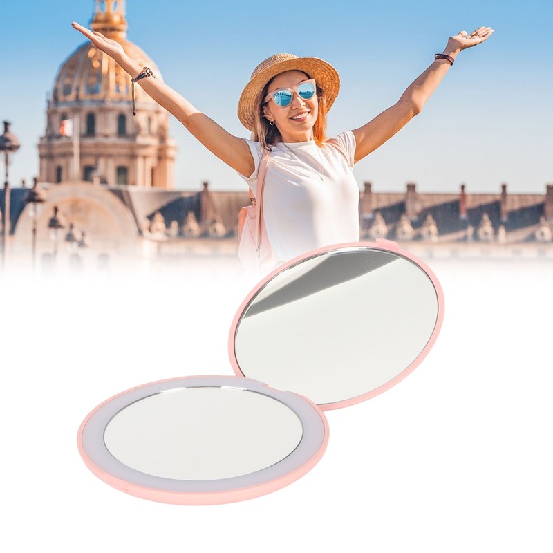 3.5 Inch LED Mirror 1X 10X Magnification Double Sided Makeup