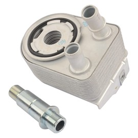 Koomaha 5048119AD Engine Oil Cooler Replacement for 2013-2017 Dodge Dart Jeep Compass Chrysler 2.0L 2.4L Part# 5048119AA, 5048119AB