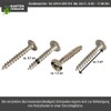 Screws for impact ground sleeves made of galvanised steel, 4